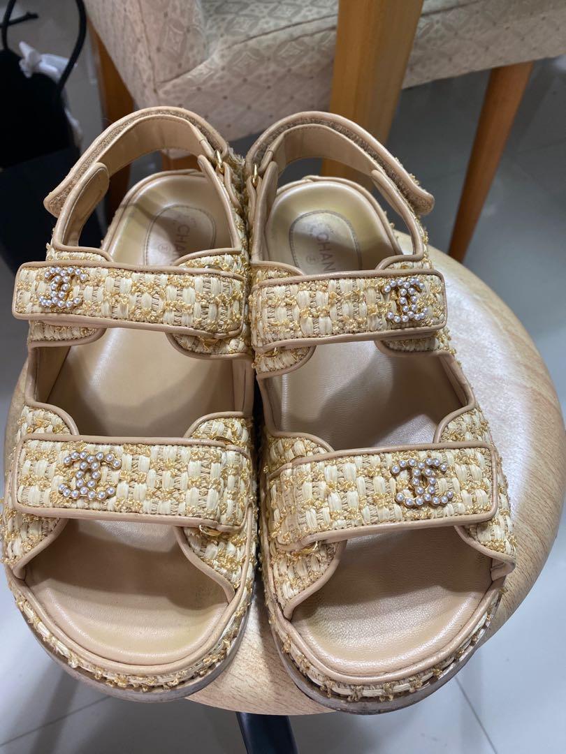 used chanel sandals