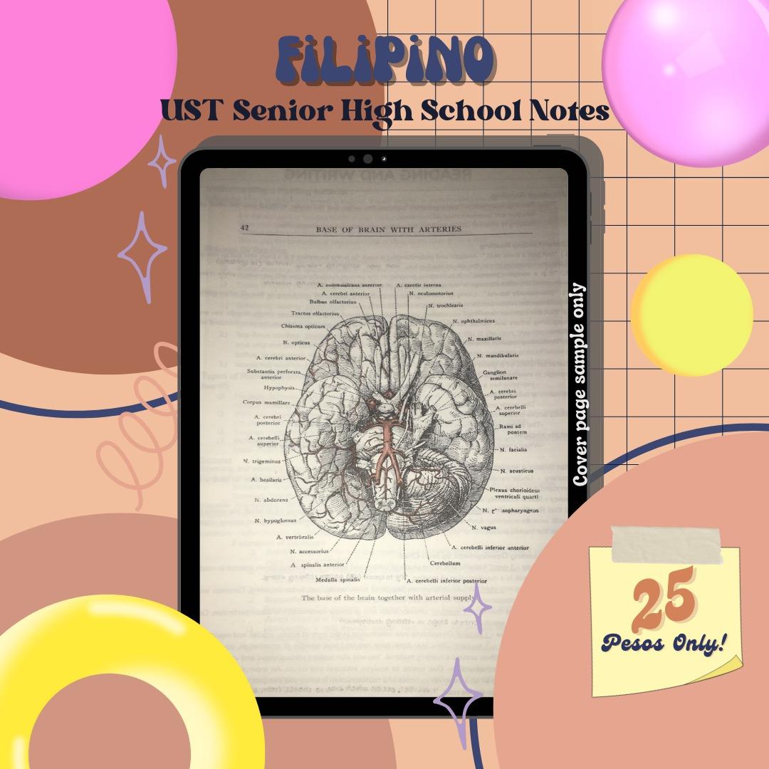 UST SHS NOTES [Filipino for Grade 11] - With Tips, Sample Questions and ...