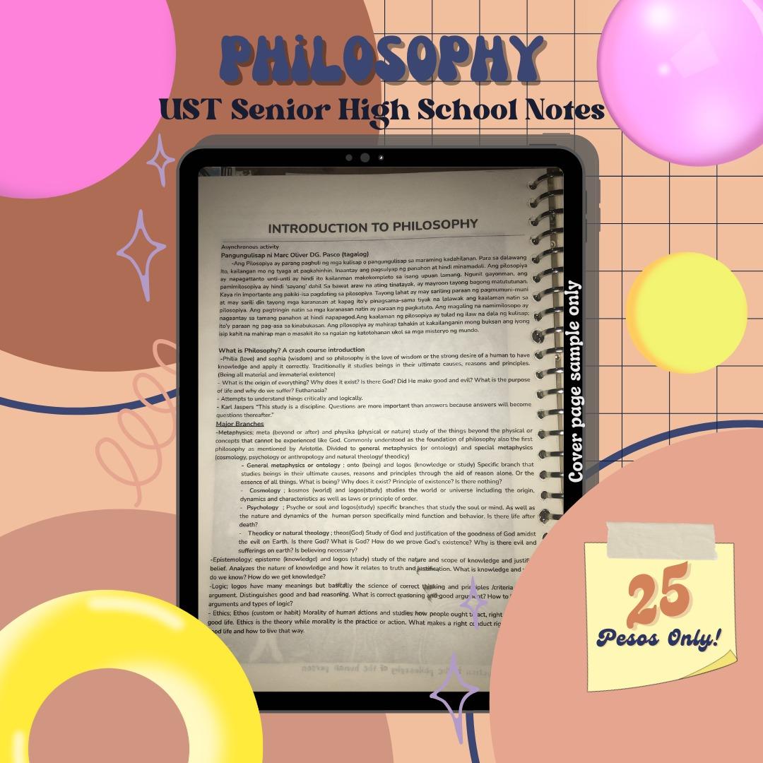 ust-shs-notes-philosophy-for-grade-11-with-tips-sample-questions