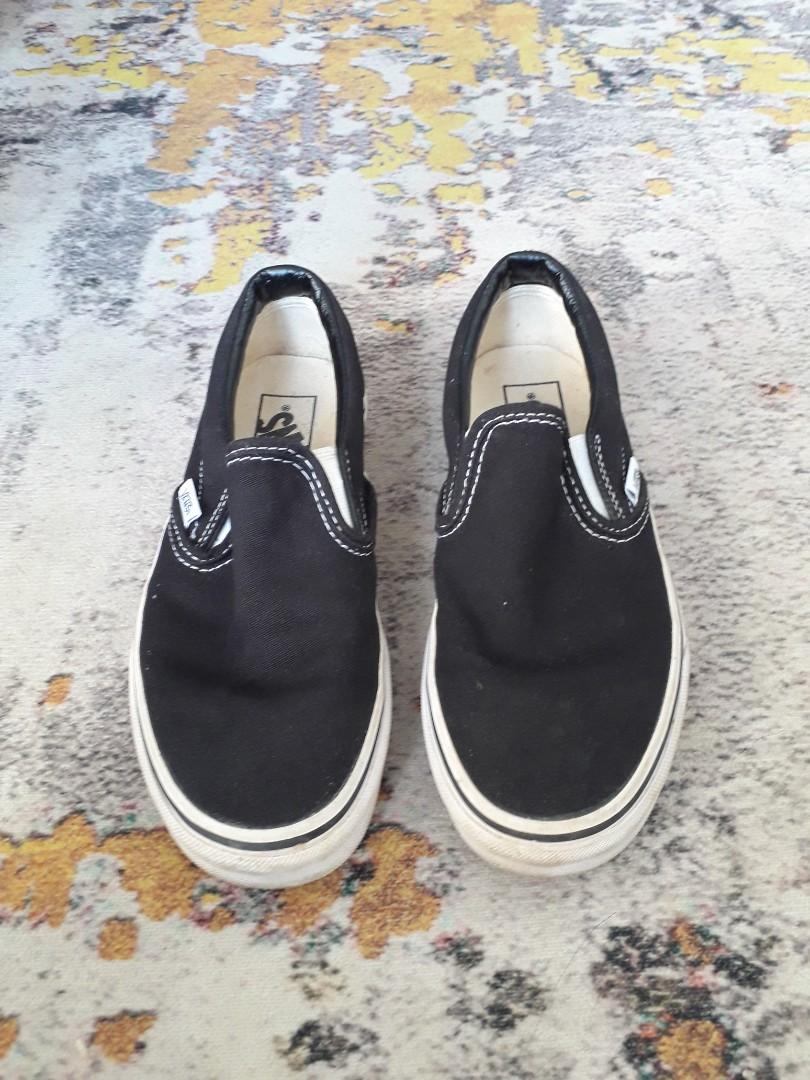 VANS Off the Wall black canvas Classic ComfyCush shoes Men s