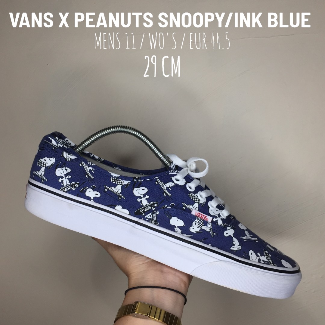 Vans peanuts blue sales