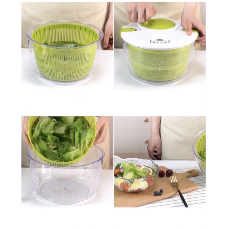Vegetables Salad Spinner Lettuce Greens Washer Dryer Drainer Crisper