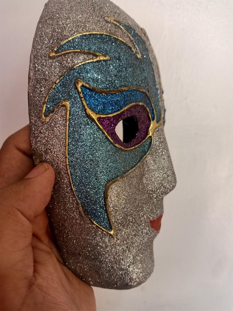 Venetian masquerade mask (Category: Occasions & Party Supplies) located in Las Pinas. Submitted by quick_deals_great_finds2 (Listing ID 1180530158, Image 3). Description: paper machete adult size.