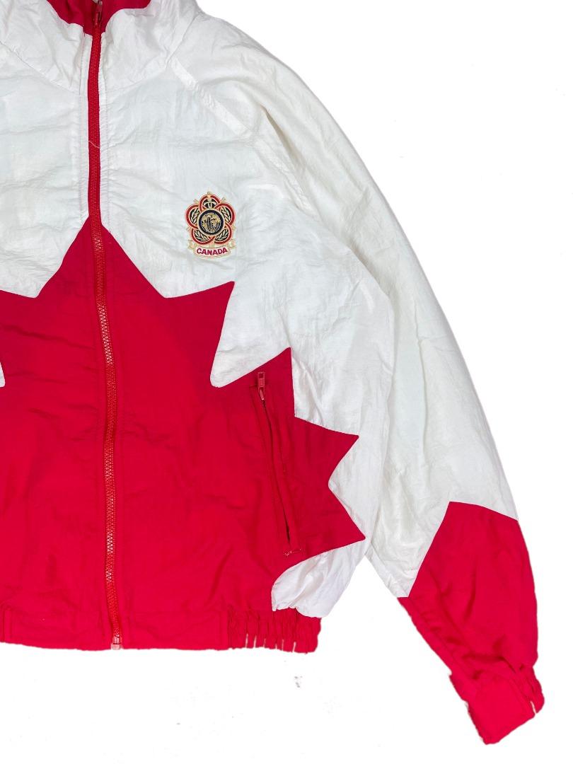 Vintage 90 s Canada Olympic Swin Team ColorBlock Sport Jacket