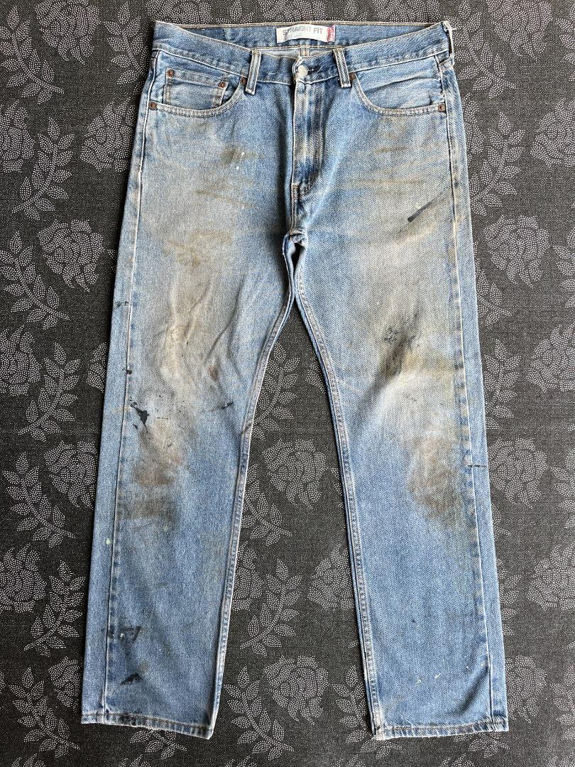 Levis paint splatter on sale jeans