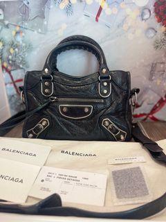 VVGC Like New Balenciaga Mini City Edge Black