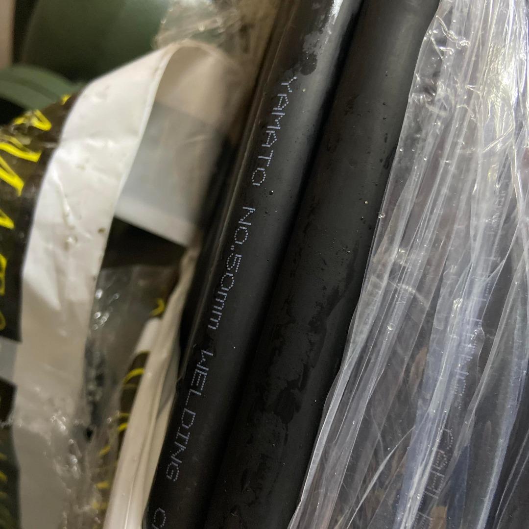 Welding Cable (Category: Construction Tools & Equipment) located in Manila. Submitted by 09150361920ronvillaflor (Listing ID 1180496678, Image 3). Description: Welding Cable Brand: Yamato Size: #50 (2.0mm) x 500ft. Price: 30,000 Welcome to "Takezo Industrial Supply" For inquiries GLOBE:📞 ☎ 0915-036-1920 VIBER:📞 ☎ 0915-036-1920 Email me@ 📫 📑 r-o-n-.-t-a-k-e-z-o-i-n-d-u-s-t-r-i-a-l-@-g-m-a-i-l-.-c-o-m Check my Carousell: https://www.carousell.p