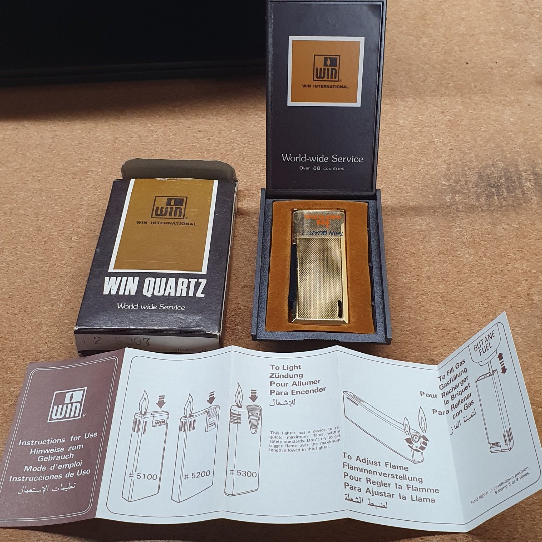 Win International Japan butane lighter 5307, & Toys, Memorabilia & Collectibles, Vintage Collectibles on Carousell