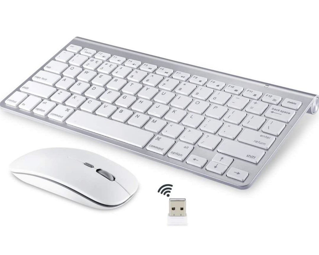 NASI Wireless Keyboard and Mouse,UK Layout, Compatible with iMac