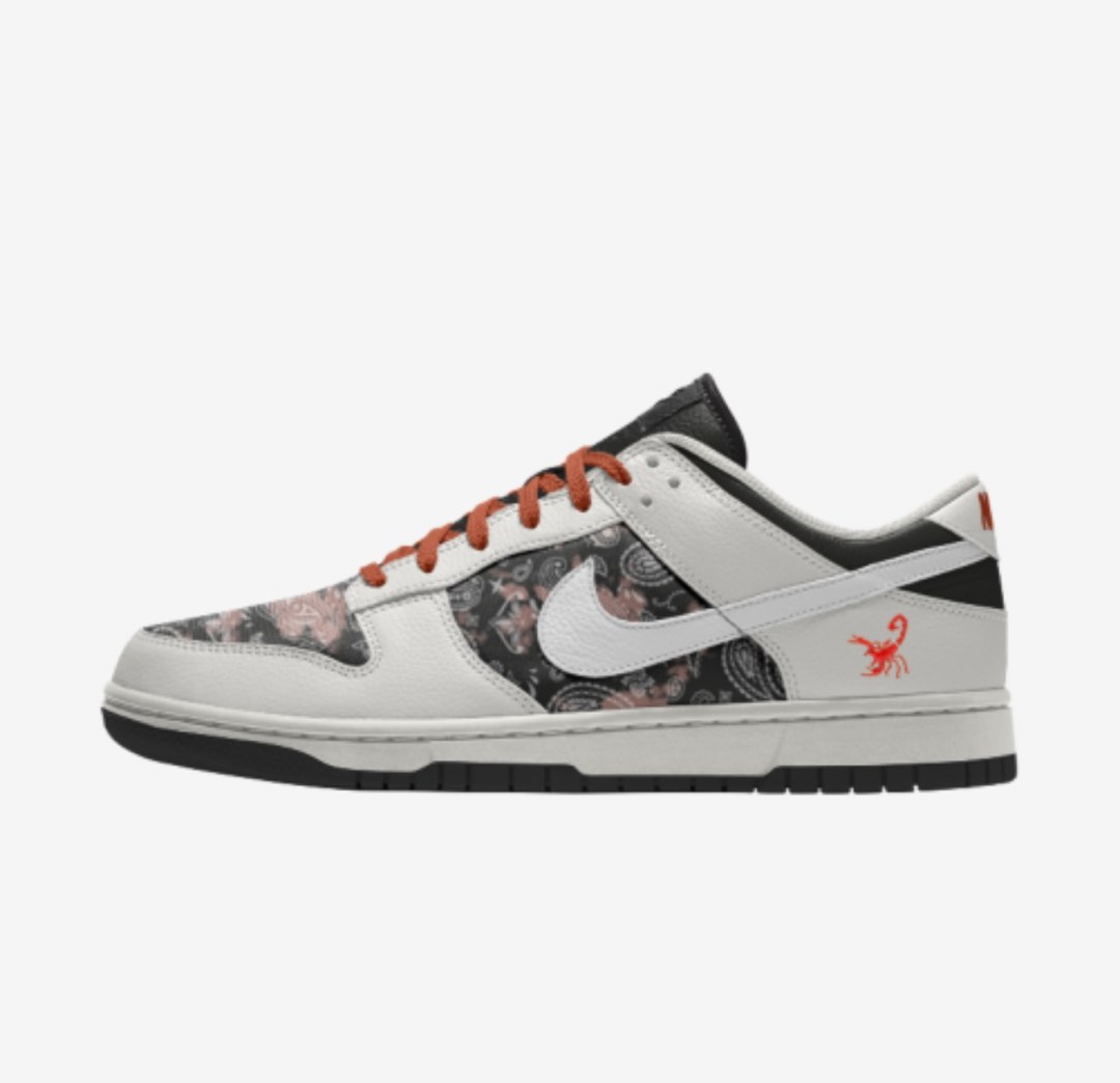 NIKE　DUNK low ペイズリー　unlocked  by you靴