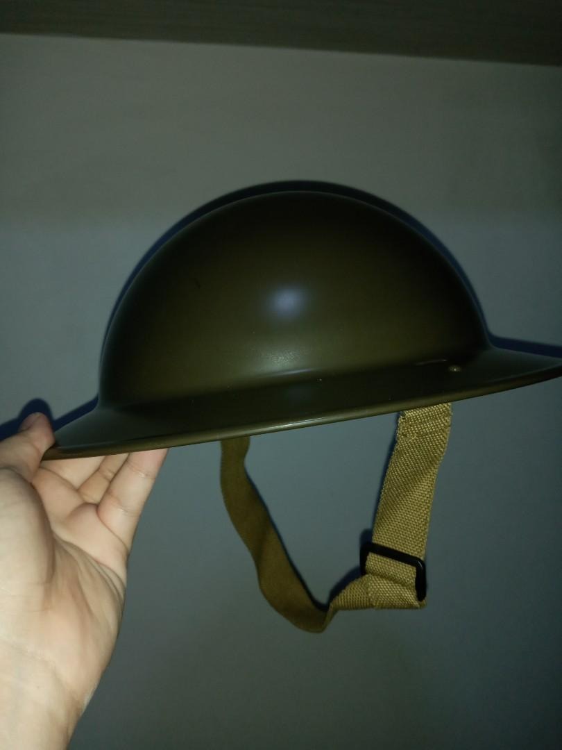 WW1/WW2 Brodie Helmet Repro PLASTIC, Hobbies & Toys, Memorabilia