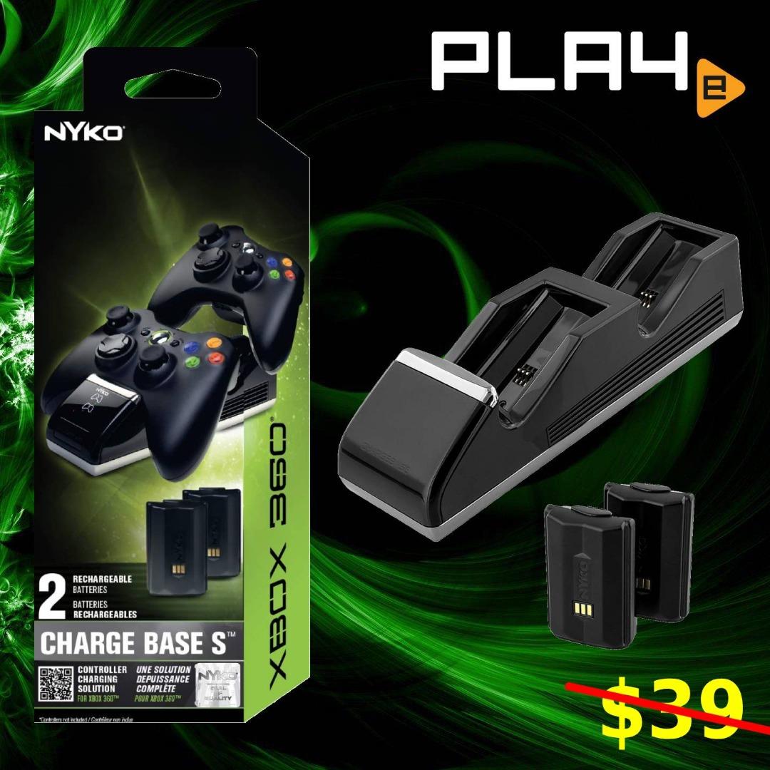 Nyko charge base s for xbox best sale 360