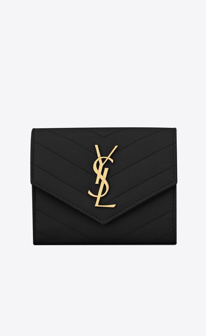 YSL Compact Trifold Wallet, Women's Fashion, Bags & Wallets, Wallets