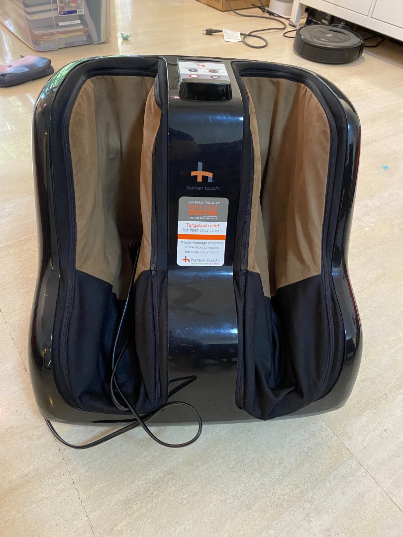 Human touch reflex soothe foot & calf massager deals