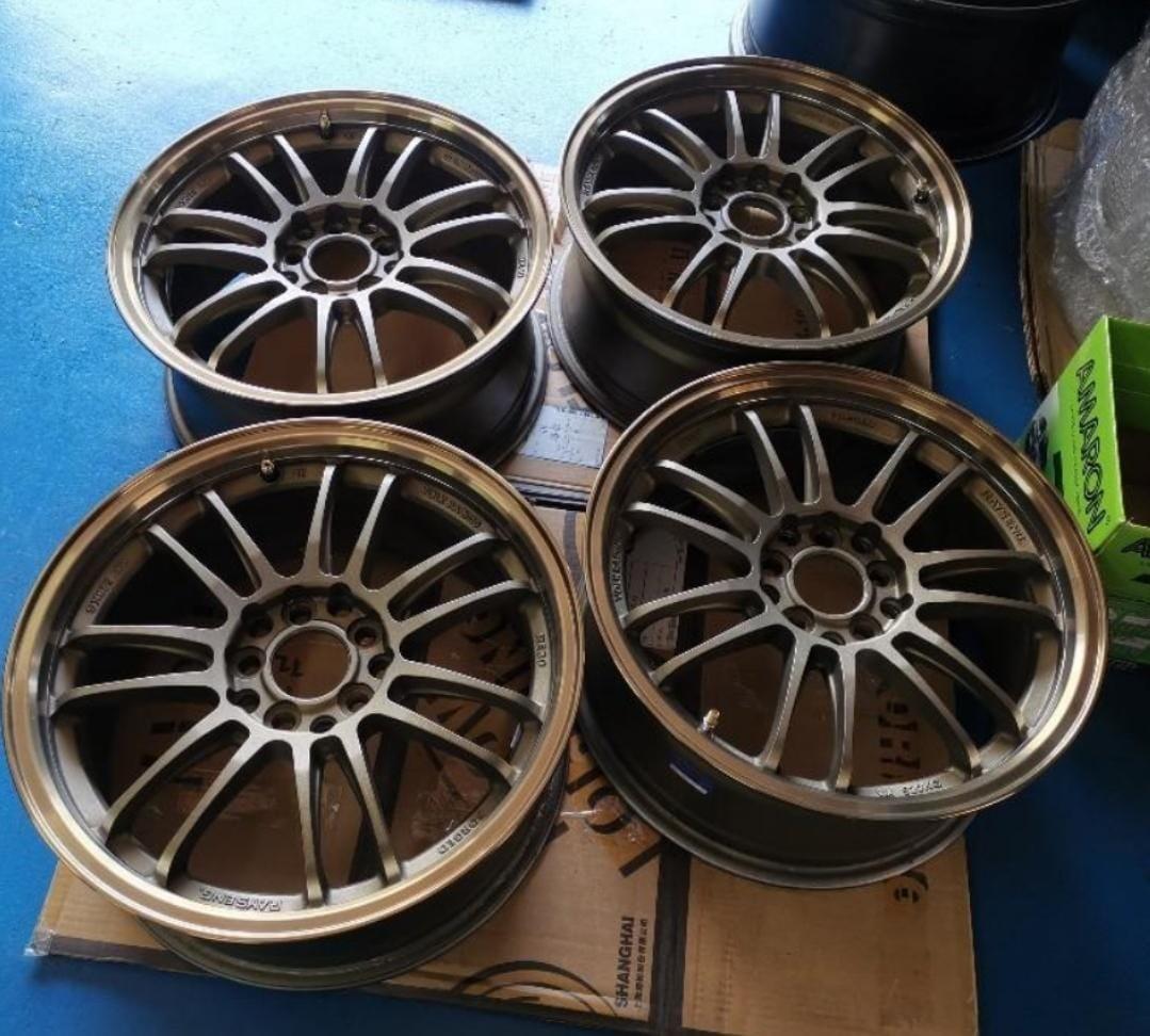16 Re30 Bronze Used Rims 16x7 Et38 With Used 5 55r16 Car Accessories Tyres Rims On Carousell