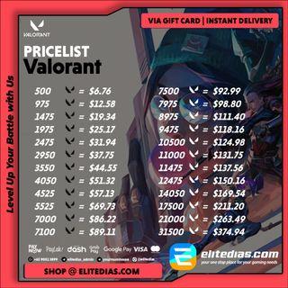 [REPUTABLE SINGAPORE] Valorant Points Top up