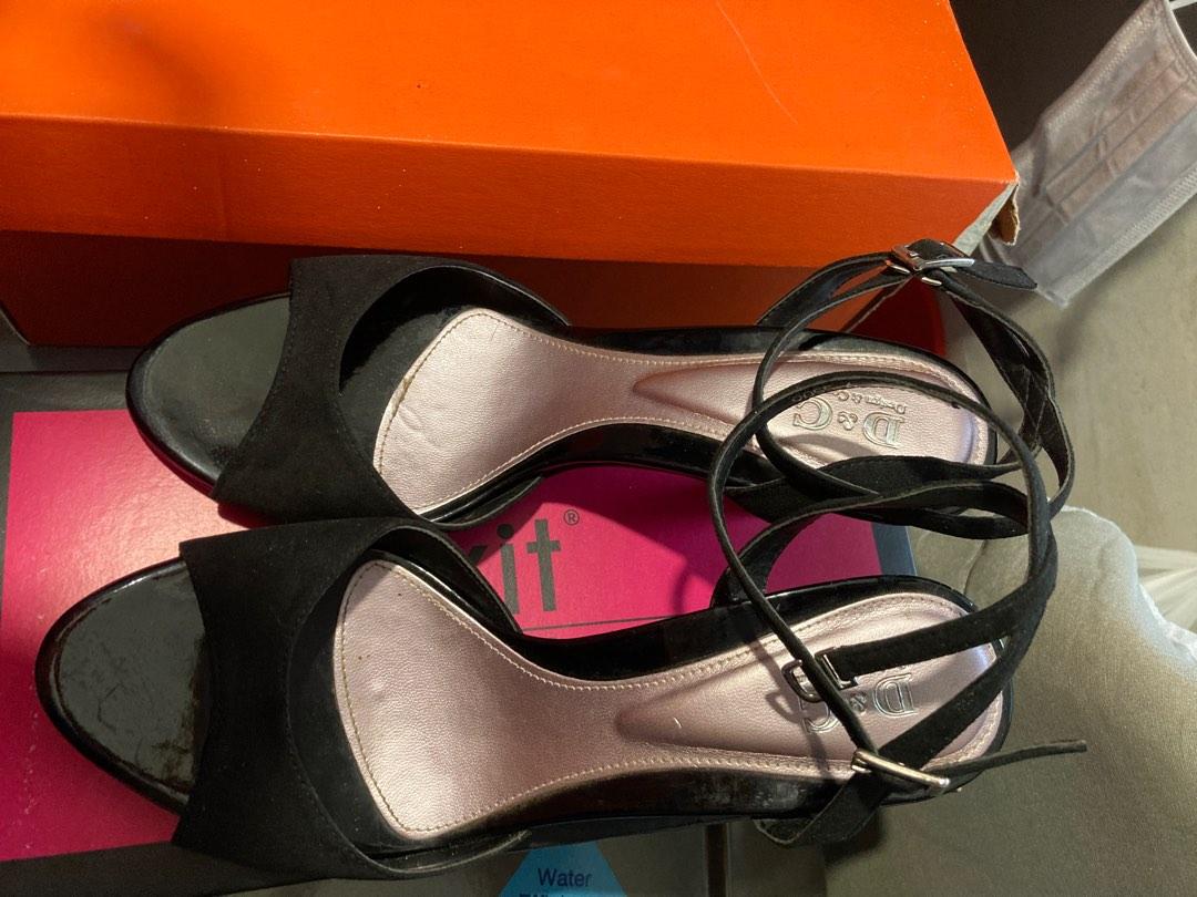 2 inch cross strap heels used one time only Women s Fashion