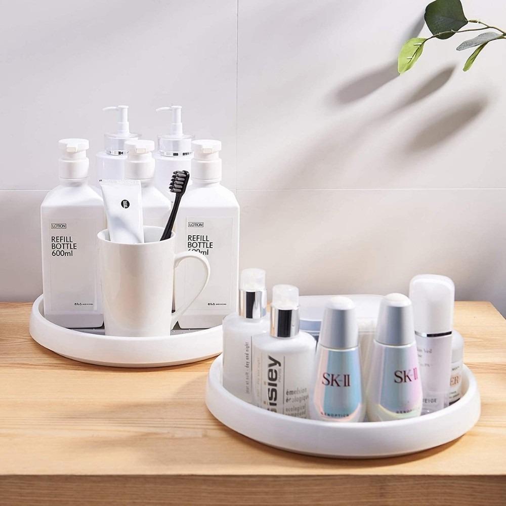 360 Degree Rotating Spice Rack/Spice Tray Turntable Non-Skid Kitchen ...