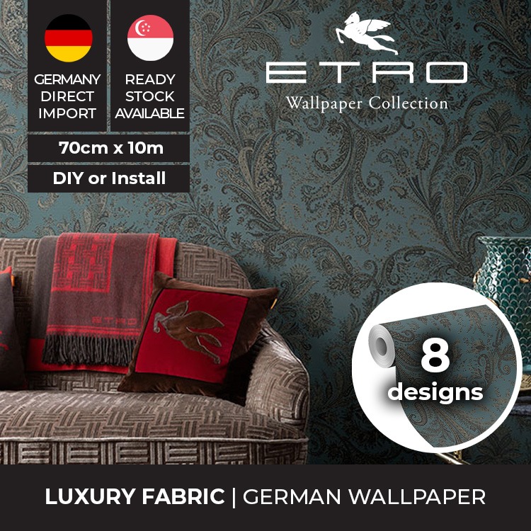 [70cmx10m]rasch Etro German Wallpaper / European fabric Victorian style ...