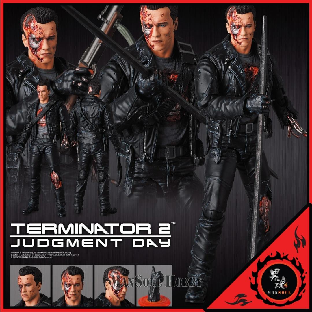 日版質保] 未來戰士續集MAFEX Terminator 2 Judgment Day T-800 Figure