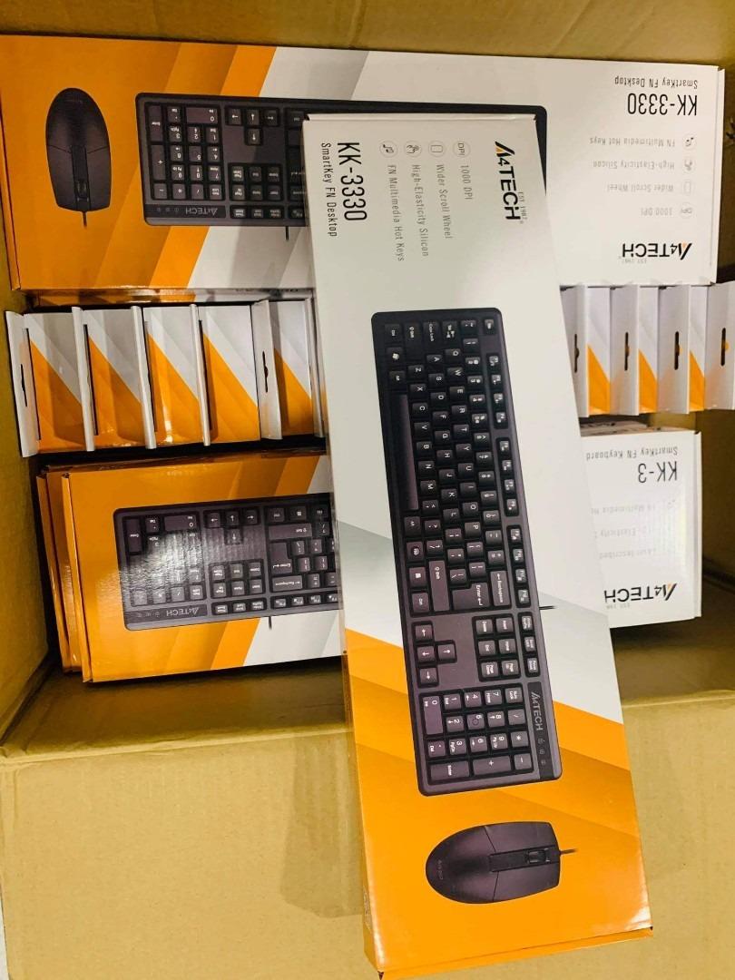 A4tech KK-3330 Combo mouse and keyboard, Computers & Tech, Parts ...