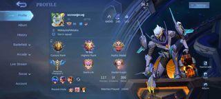 Acc MLBB for sell