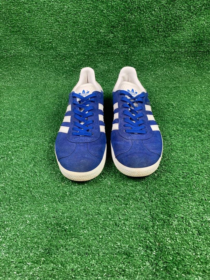 mens royal blue gazelles