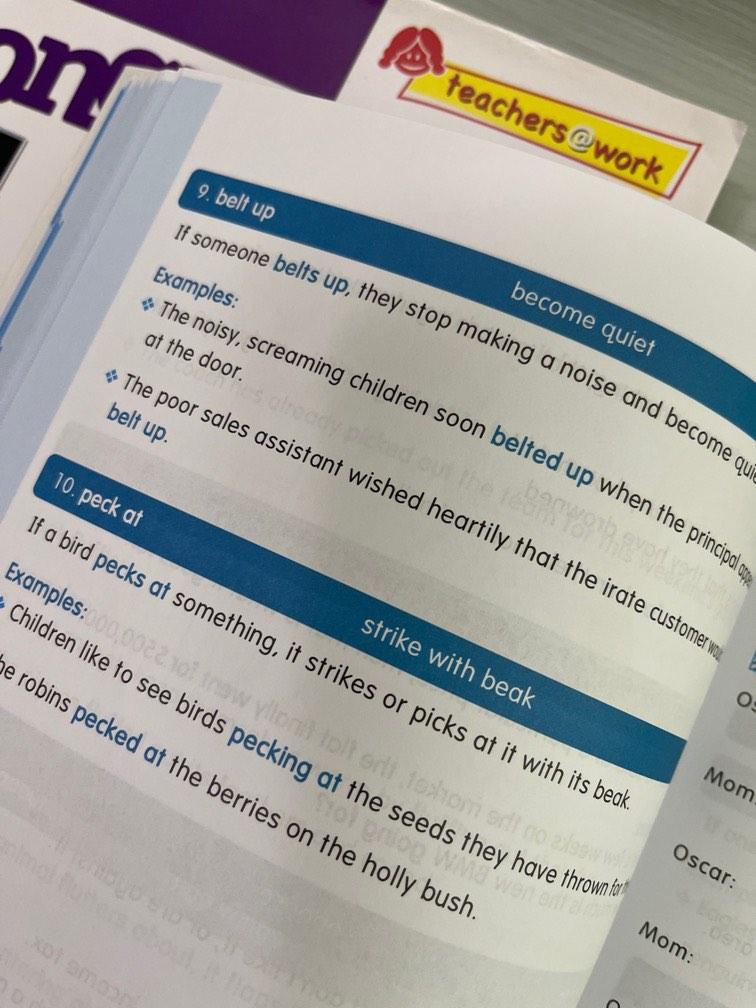 AL1 PSLE English 1000 Phrasal Verbs in Action Hobbies Toys Books