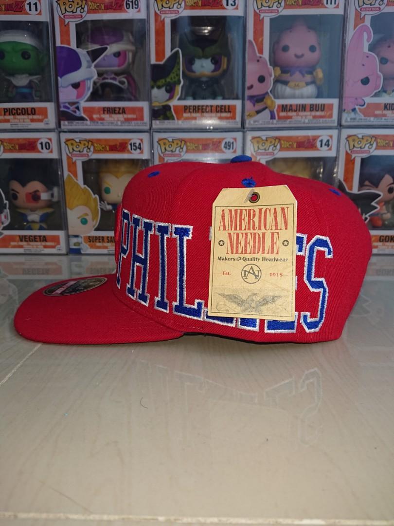 BAIT x MLB x American Needle Philadelphia Phillies Retro Snapback Cap  (royal / red)