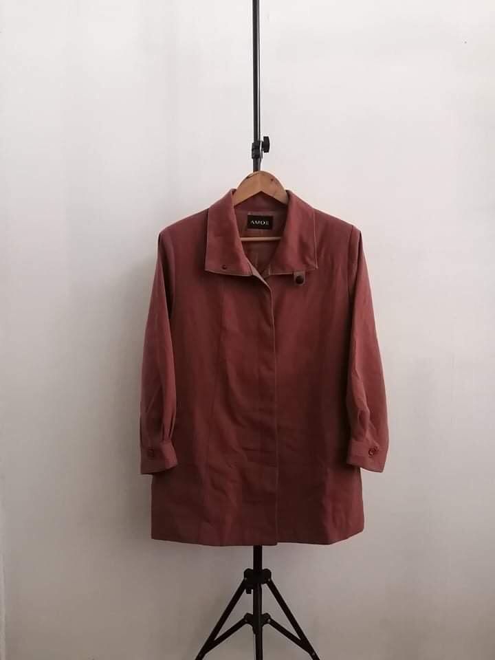 DOUBLE BREASTED SHORT SLEEVE JACKET AROMATIC AMOR