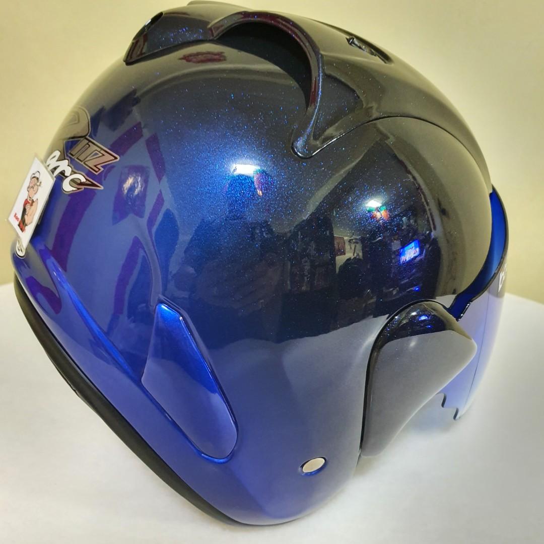 ARC Ritz Helmet 2 Tone Blue Viral Colour, Motorcycles, Motorcycle ...