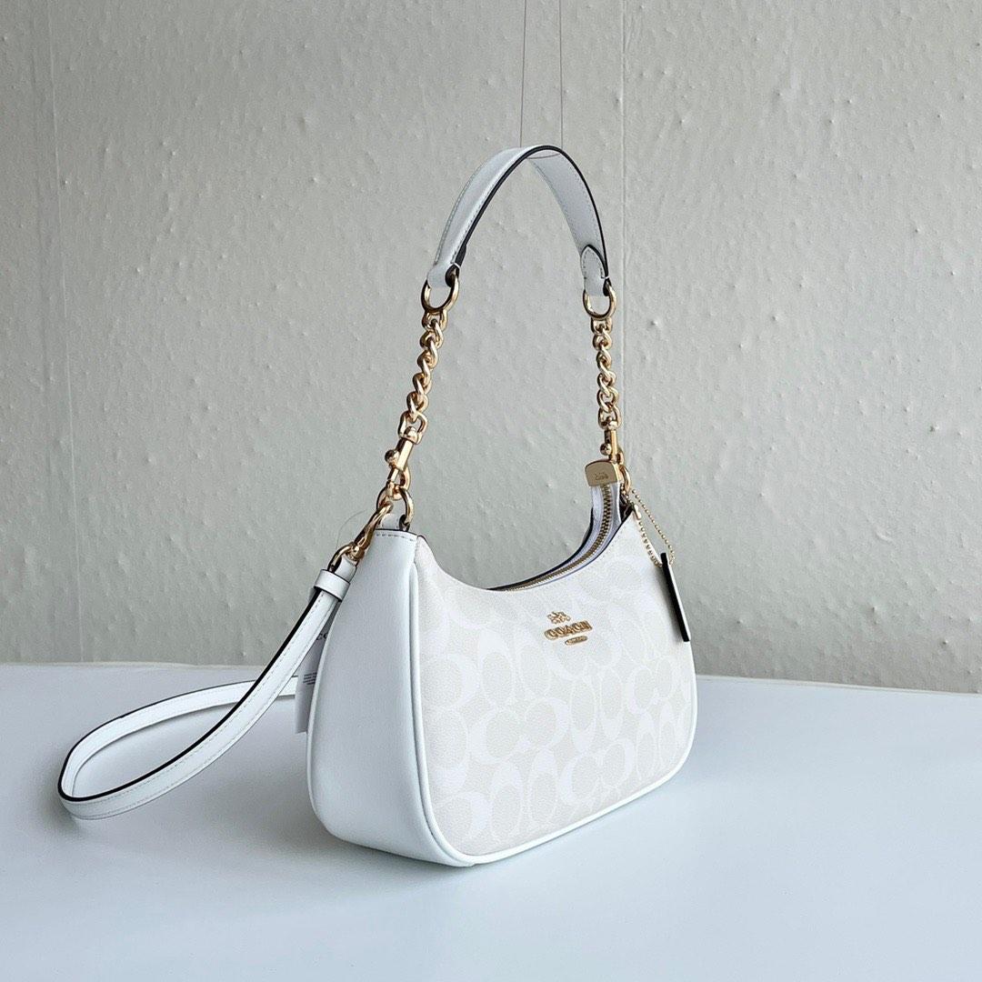 Authentic Coach CA548 Teri bag white monogram, Luxury, Bags & Wallets on Carousell