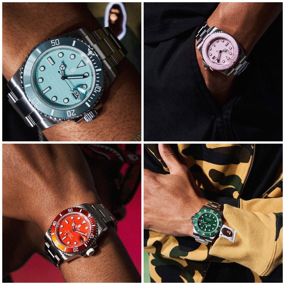 時計A BATHING APE TYPE 1 BAPEX M SAX - 腕時計(アナログ)