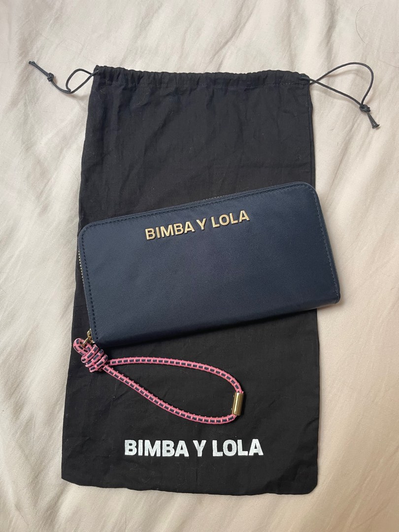 Bimba Y Lola nylon book wallet, Women's Fashion, Bags Wallets