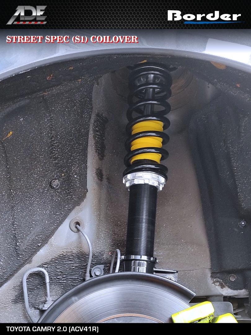 BORDER STREET SPEC (S1) COILOVER ON TOYOTA CAMRY 2.0 (ACV41R), Car ...