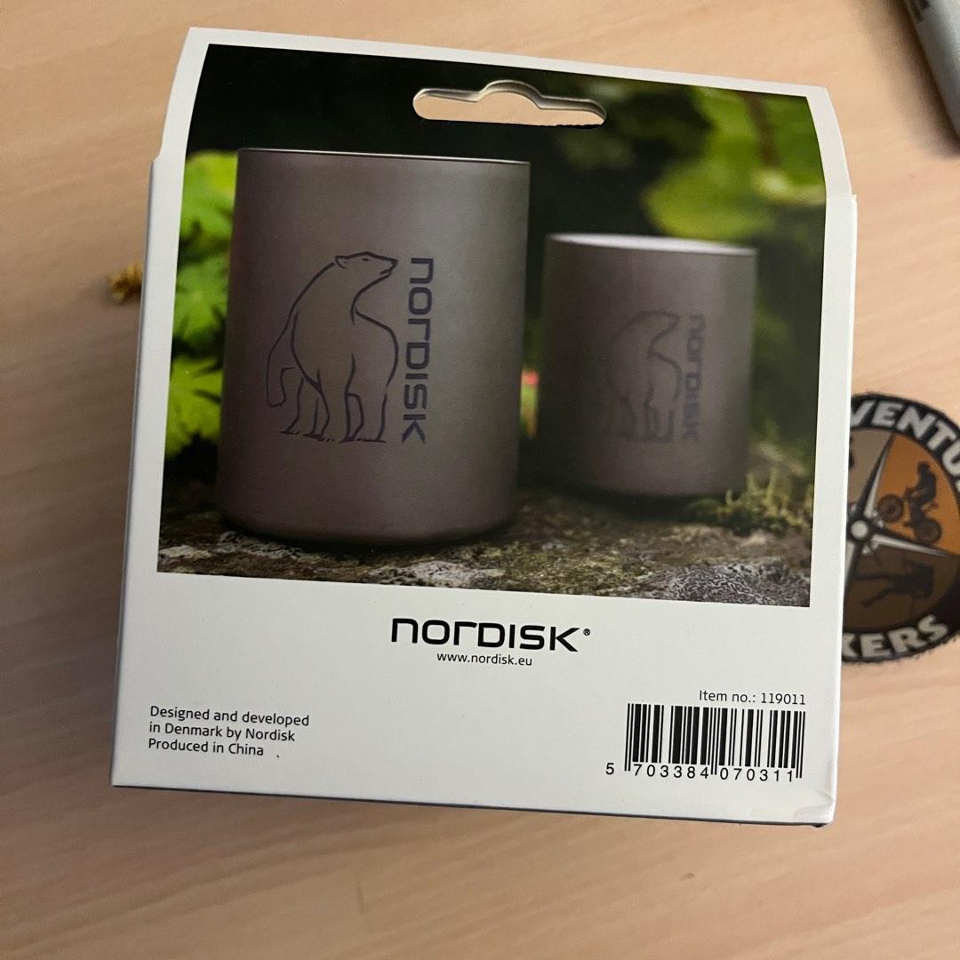 NORDISK Double wall TITANIUM 220ml 450ml Nordisk マグ チタン 450ml