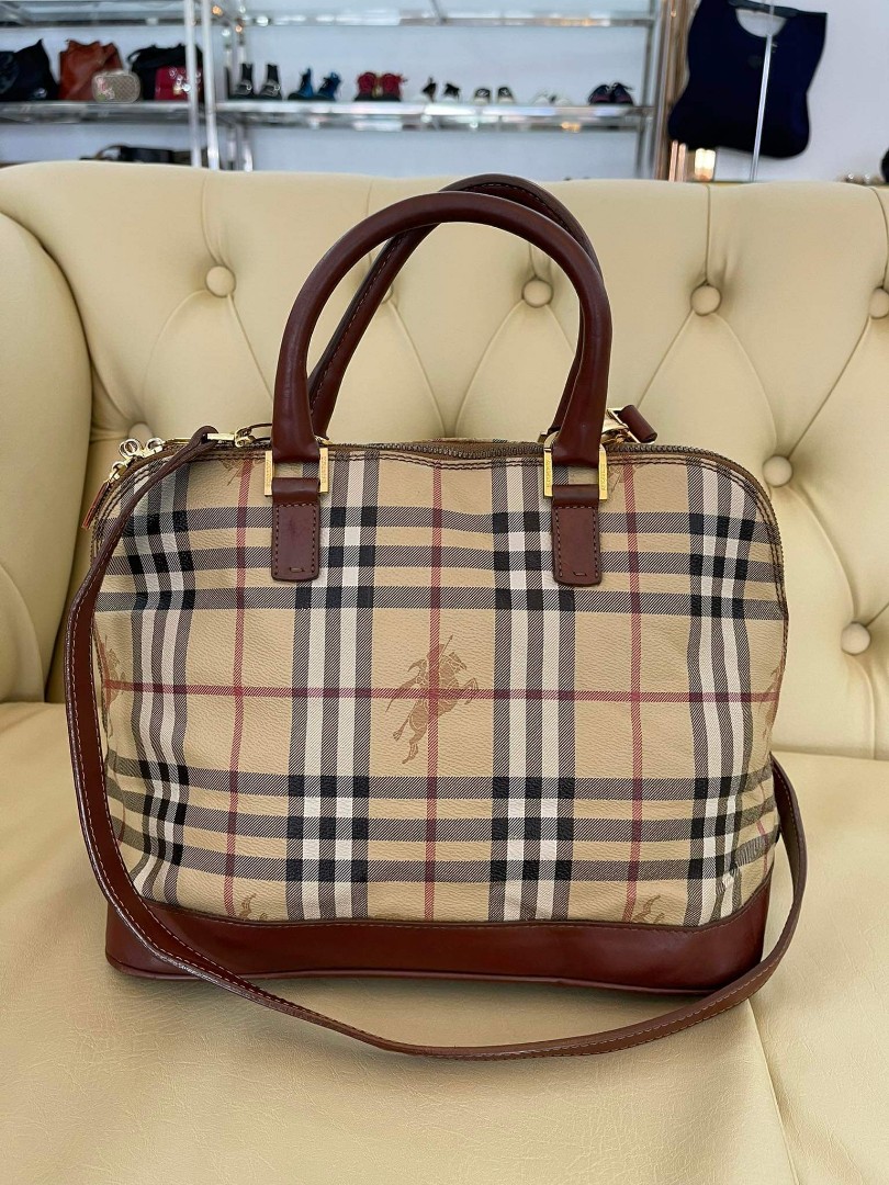 Burberry alma two way bag, Luxury, Bags & Wallets on Carousell