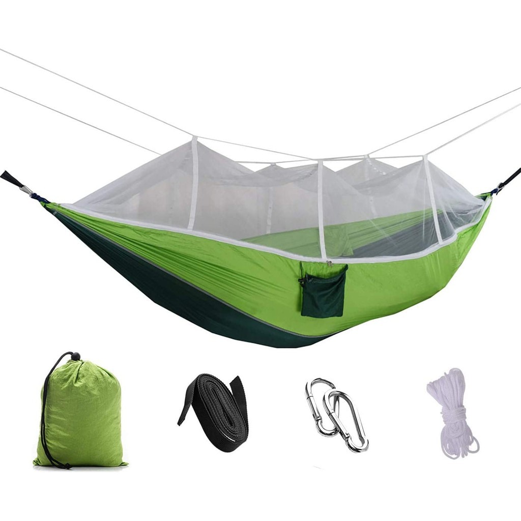 Camp Hammock with Mosquito Net duyan, Sports Equipment, Hiking