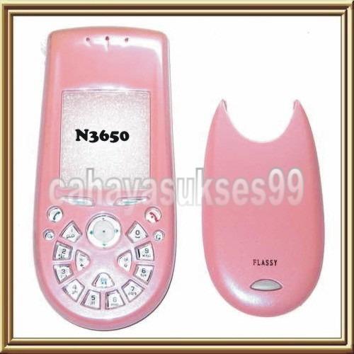 Casing Nokia 3650 Pink Metalik HP Jadul Chasing Handphone Nokia 3660 Lawas  Case Cover Housing Hape Vintage Cell Phones