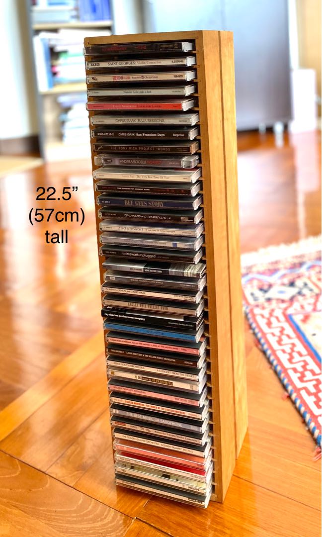 宜家CD 架。IKEA CD rack, 傢俬＆家居, 家居裝飾, 家居裝飾 其他 Carousell