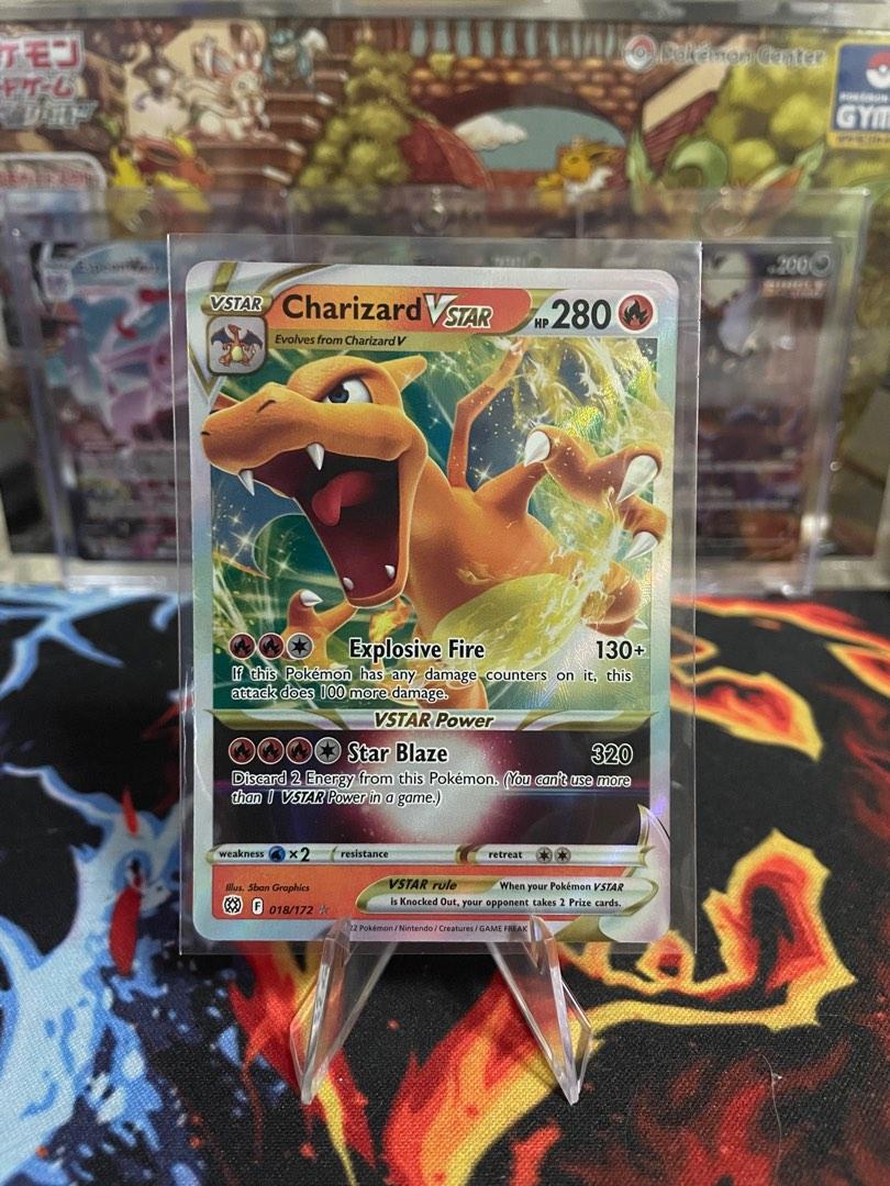  Charizard VSTAR 018/172 Brilliant Stars - Ultra Rare Pokemon  Card : Toys & Games