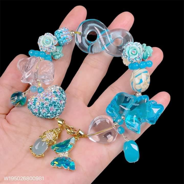 Charm INFINITY aquablue lucky charm bracelet