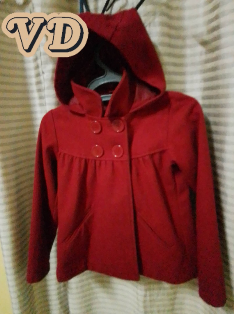 Cherokee brand from UK Coat for little girls in lovely red color, Babies & Kids, Babies & Kids