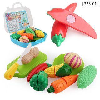 Children's play house kitchen toy fruit cut slice kitchen cut fruit toy slices