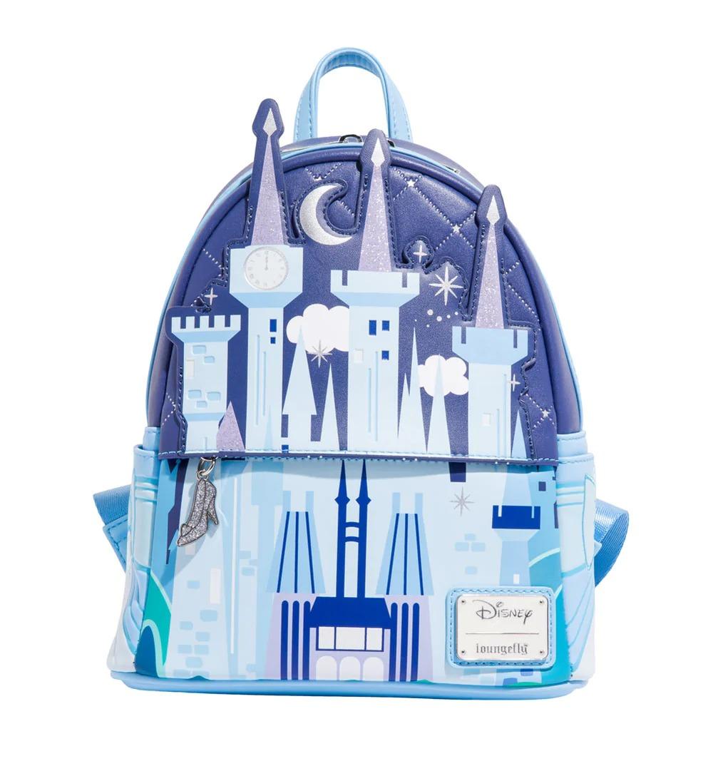 Disney loungefly castle backpack sales