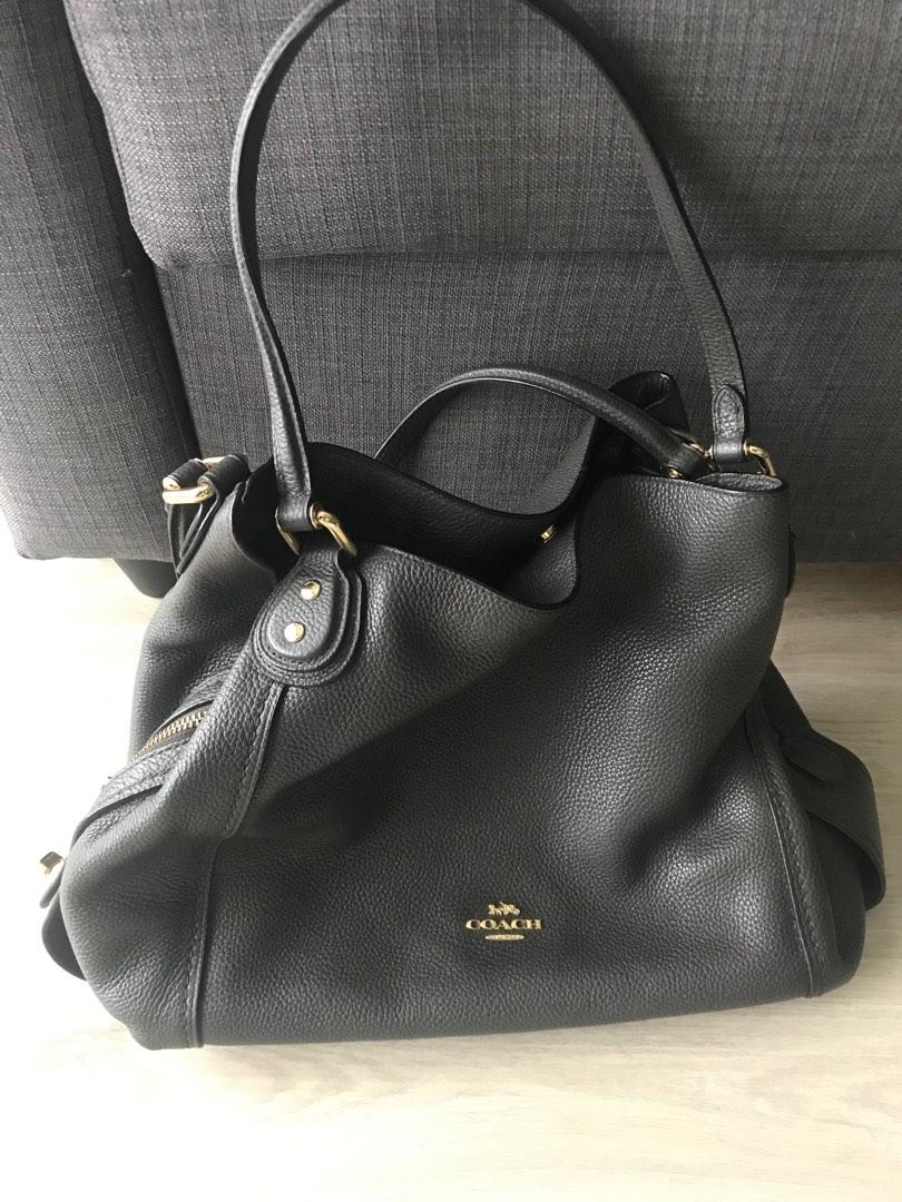 Coach edie 31 black discount
