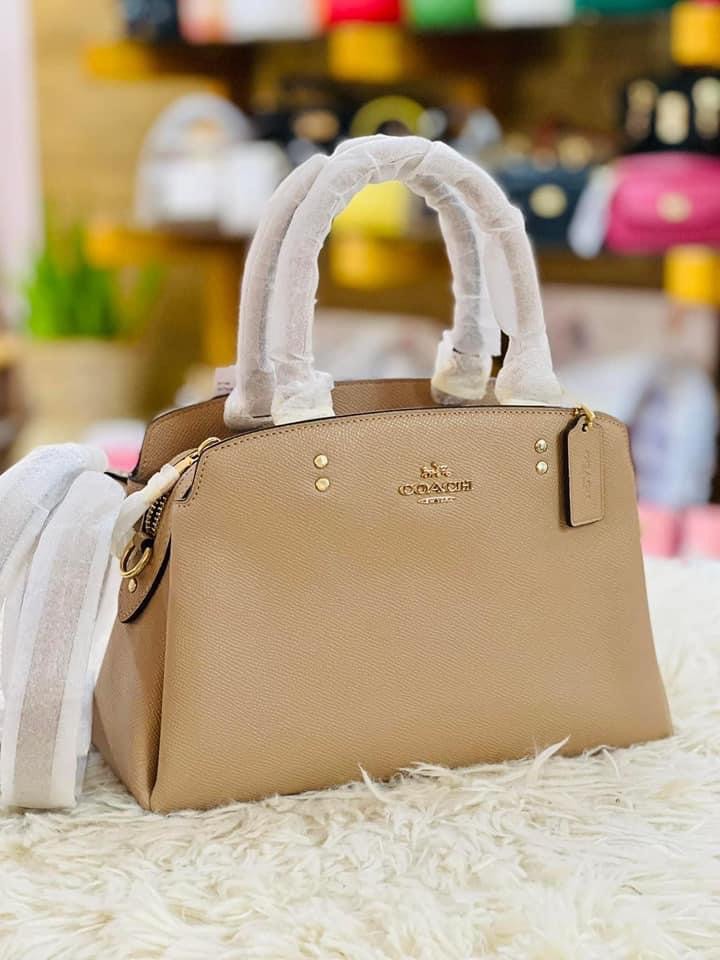 Coach Mini Lillie Carryall Crossbody Taupe, Women's Fashion, Bags &  Wallets, Cross-body Bags on Carousell