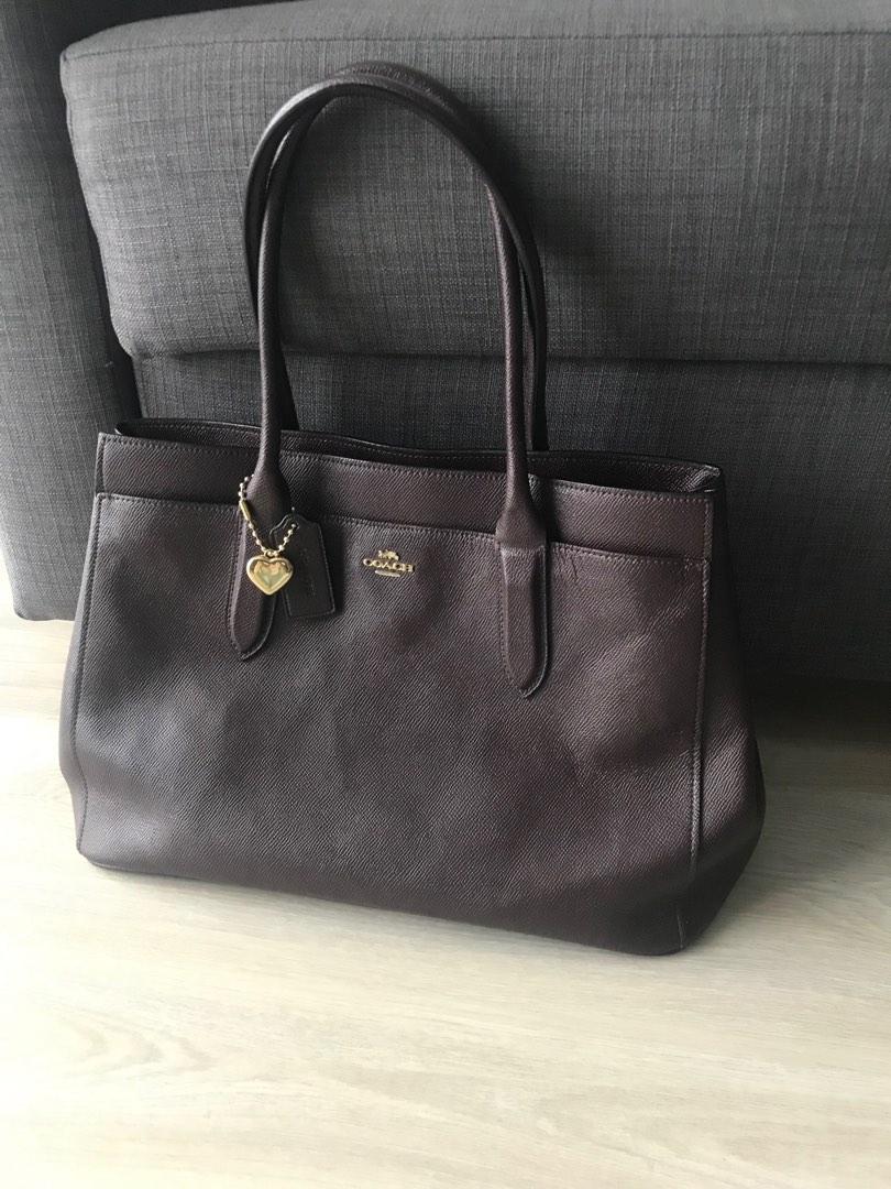 Coach bailey carryall oxblood sales