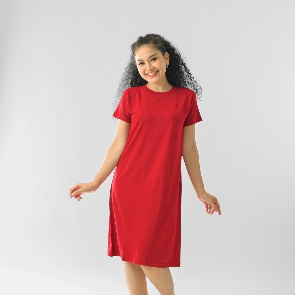 Dress kaos polos cheap