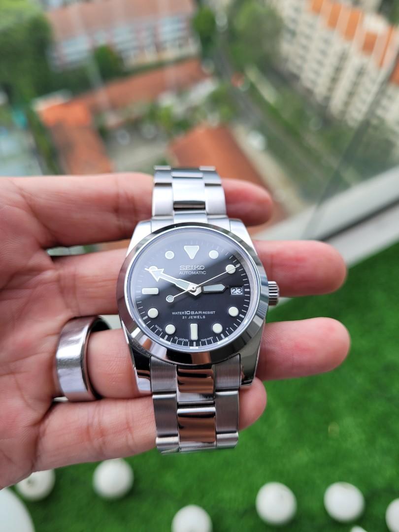 Custom Seiko Mod Black Bay 36, Luxury, Watches on Carousell